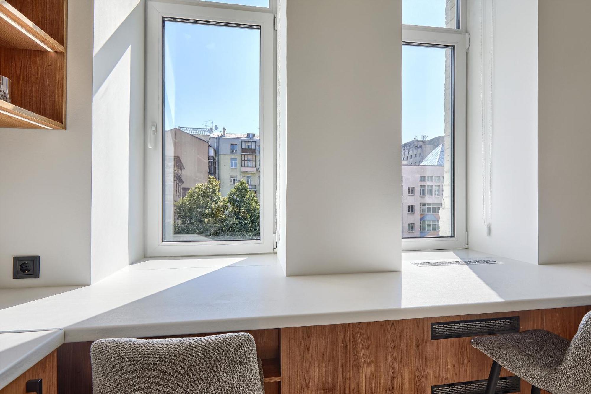 Saksaganskogo Centre Appartement Kiev Kamer foto