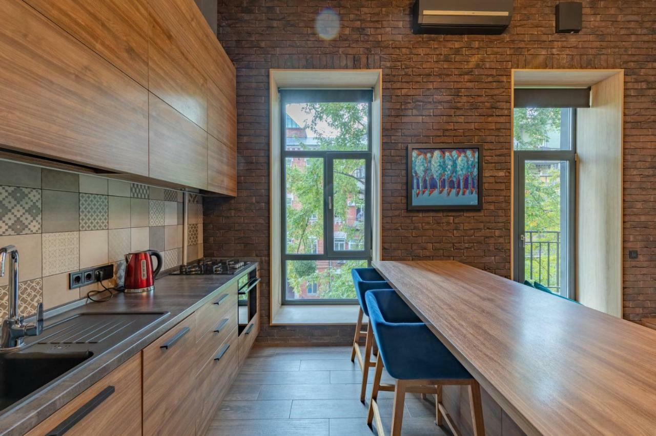 Saksaganskogo Centre Appartement Kiev Buitenkant foto